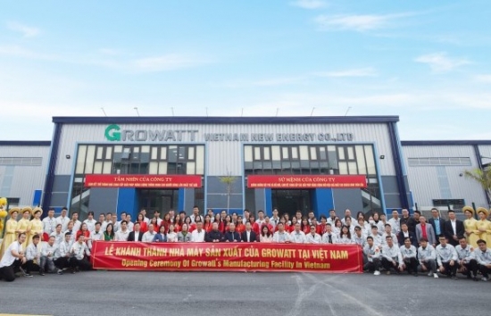 Growatt khánh thành nhà máy sản xuất đầu tiên tại Việt Nam
