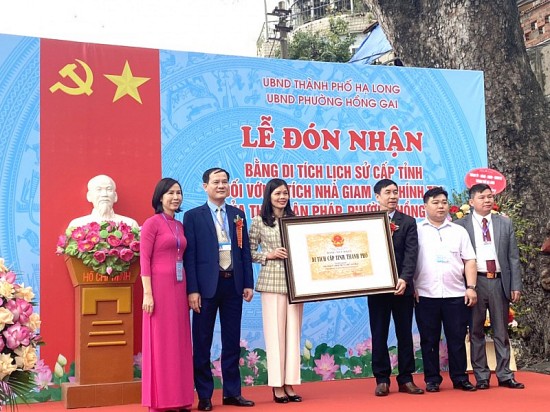 Nhà giam tù chính trị của thực dân Pháp tại Quảng Ninh được xếp hạng di tích lịch sử cấp tỉnh.