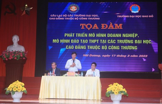 Chia sẻ phát triển mô hình doanh nghiệp tại trường đại học, cao đẳng Bộ Công Thương