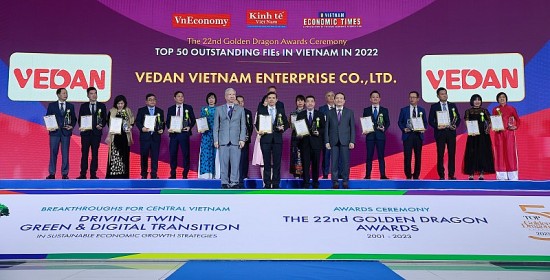 Vedan Việt Nam vinh dự đón nhận giải Rồng Vàng 2023