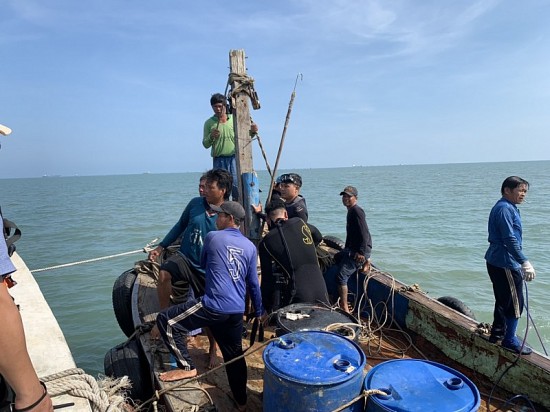 Chìm tàu trên biển Cần Giờ (TP. Hồ Chí Minh): Một người tử vong