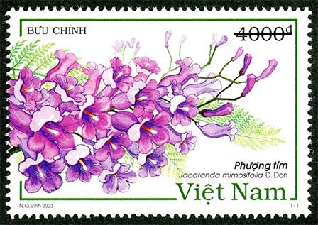 Bộ tem “Phượng tím”: Quảng bá hình ảnh đất nước, con người Việt Nam