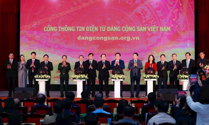 Cổng thông tin điện tử Đảng Cộng sản Việt Nam đi vào hoạt động