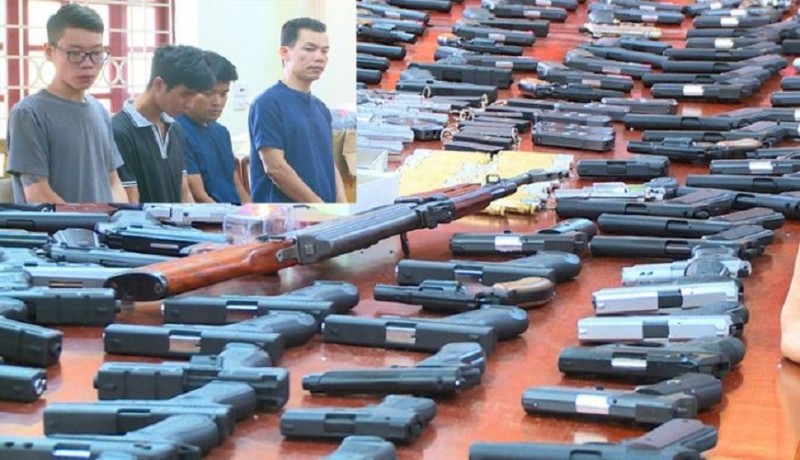 Thanh Hóa: Bắt 3 đối tượng tàng trữ, buôn bán hơn 200 khẩu súng các loại