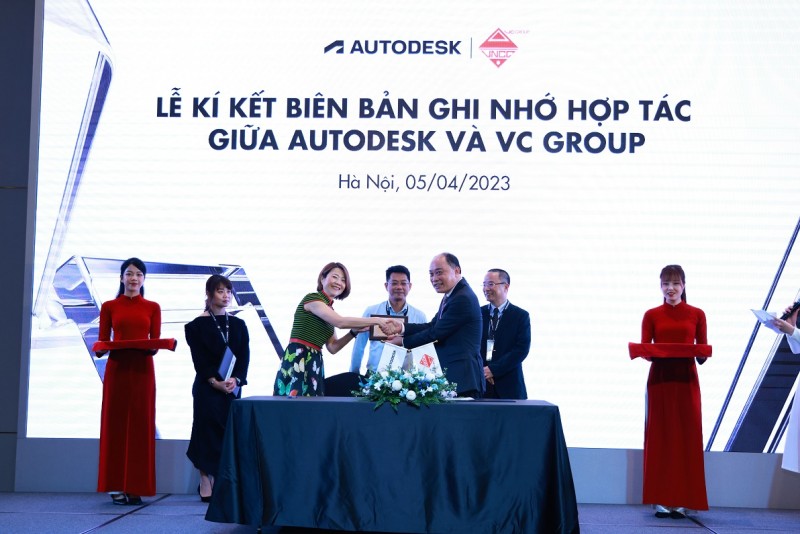 Autodesk và Tổ hợp Tư vấn Xây dựng Việt Nam (VC Group) chính thức ký kết hợp tác chiến lược