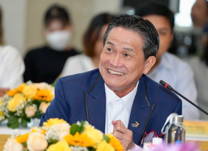 Ông Đặng Văn Thành - Chủ tịch Tập đoàn TTC, đại diện TTC AgriS phát biểu tại Tọa đàm, xây dựng ý kiến phát triển kinh tế tuần hoàn cho nông nghiệp Việt Nam trên nền tảng phát triển bền vững. Nguồn: ĐỘC LẬP