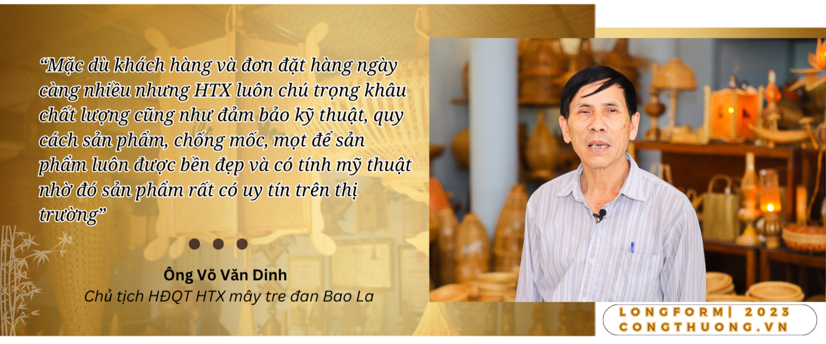 Longform | Thừa Thiên Huế: Mây tre đan Bao La “xuất ngoại”