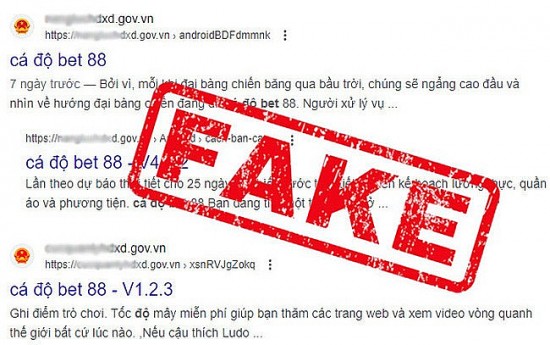 Rà quét các website ".gov.vn" chèn link quảng cáo cờ bạc