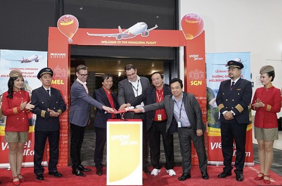 Vietjet khai trương các đường bay thẳng kết nối Melbourne, Sydney với Việt Nam