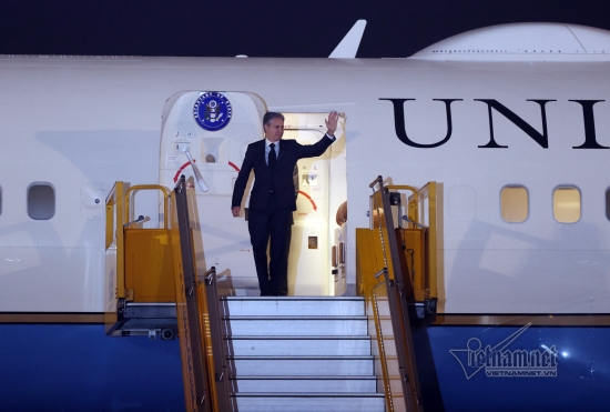 Ngoại trưởng Mỹ Antony Blinken đến Hà Nội