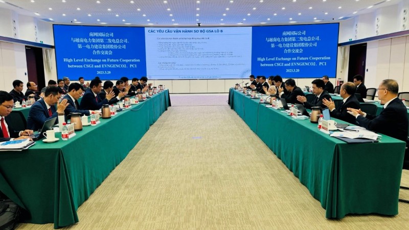 EVNGENCO2 và CSGI-HK tổ chức họp lãnh đạo cấp cao giữa hai bên.