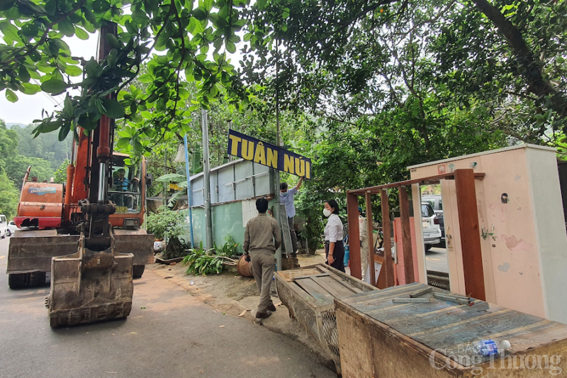 Đà Nẵng: Cưỡng chế tháo dỡ các công trình trái phép trên bán đảo Sơn Trà