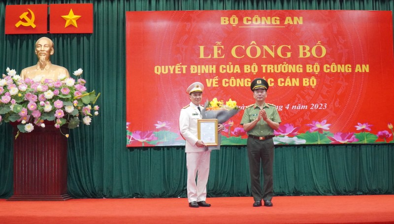 Điều động Giám đốc Công an tỉnh Phú Thọ giữ chức Cục trưởng Cục Kế hoạch và Tài chính