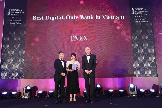 TNEX được The Asian Banker vinh danh là “Ngân hàng thuần số tốt nhất Việt Nam” 2023