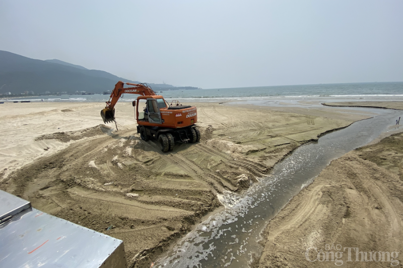 Đà Nẵng: Đẩy nhanh tiến độ hoàn thành dự án xử lý nước thải trước cao điểm hè 2023