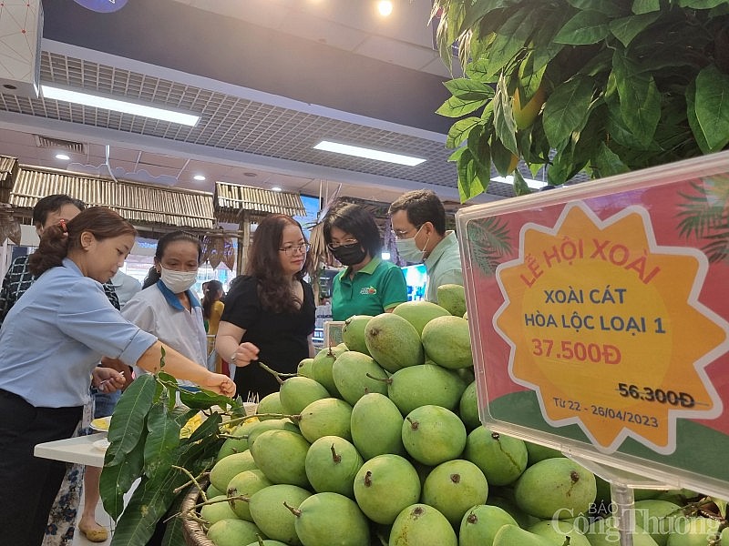 Đồng Tháp xúc tiến tiêu thụ xoài vào các siêu thị TP. Hồ Chí Minh