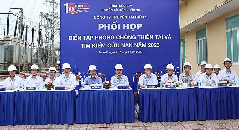 Diễn tập phương án ứng phó mất điện diện rộng khu vực Hà Nội