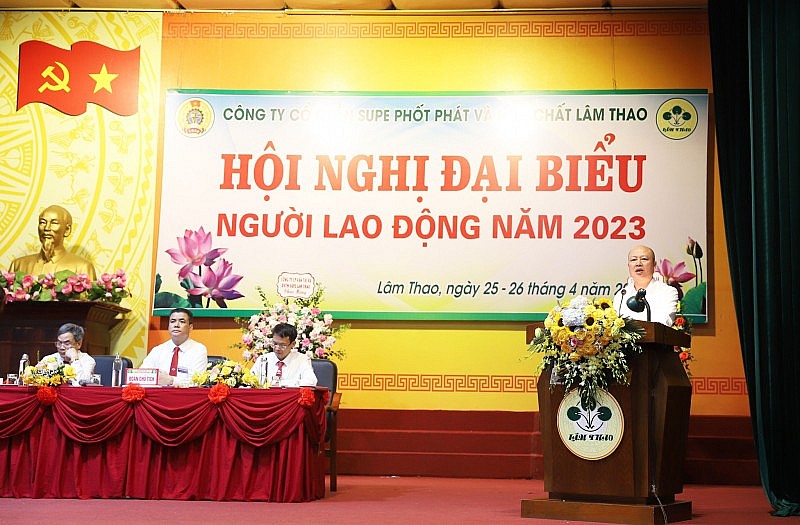 Supe Lâm Thao tổ chức thành công Hội nghị Người lao động năm 2023