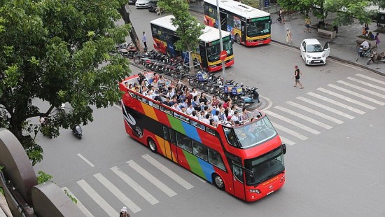 Ngày hôm nay 29/4, Hà Nội bắt đầu miễn phí City tour bằng xe buýt 2 tầng trong 5 ngày