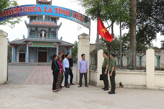 Cơ sở tôn giáo trên địa bàn tỉnh Thanh Hóa treo cờ Tổ quốc, nhân lên niềm tự hào dân tộc