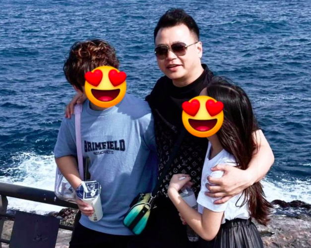 3 bố con Shark Bình du lịch Đài Loan (Trung Quốc), cộng đồng mạng gọi tên Phương Oanh