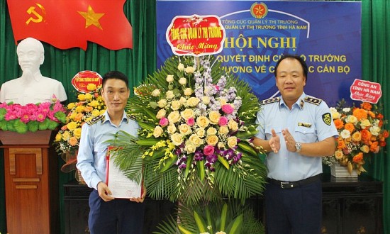 Bổ nhiệm ông Nguyễn Anh Tuấn giữ chức vụ Cục trưởng Cục Quản lý thị trường Hà Nam