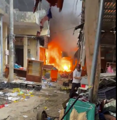 Đắk Lắk: Cháy lớn ở chợ huyện Ea Súp, nhiều tiểu thương thiệt hại nặng