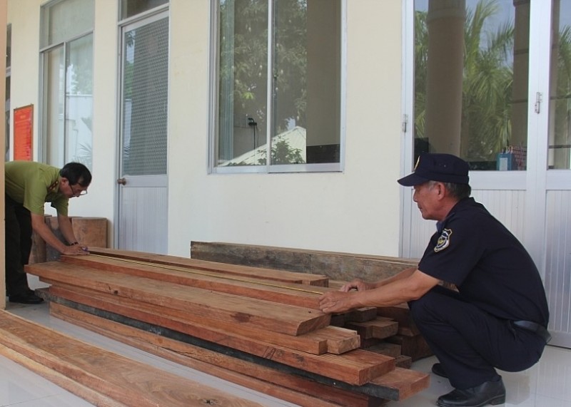 Lật tẩy thủ đoạn vận chuyển gỗ lậu từ Campuchia về Việt Nam