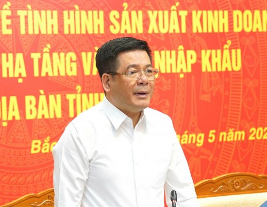 Bộ trưởng Nguyễn Hồng Diên chủ trì đoàn công tác của Chính phủ làm việc với tỉnh Bắc Giang