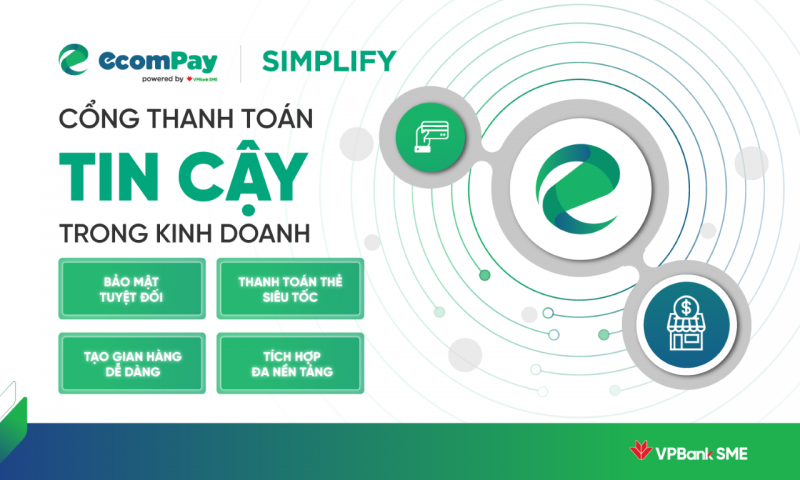 Simplify/Ecompay” - Đòn bẩy thương mại điện tử cho doanh nghiệp