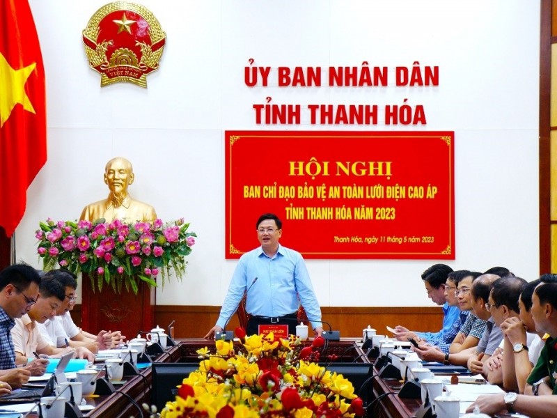 Hội nghị Ban chỉ đạo bảo vệ an toàn lưới điện cao áp tỉnh Thanh Hoá năm 2023