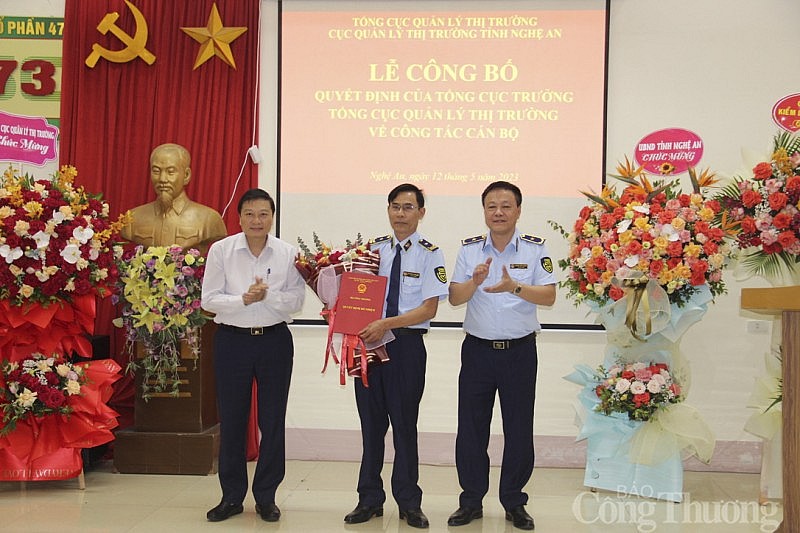 Bổ nhiệm Phó Cục trưởng Cục Quản lý thị trường tỉnh Nghệ An