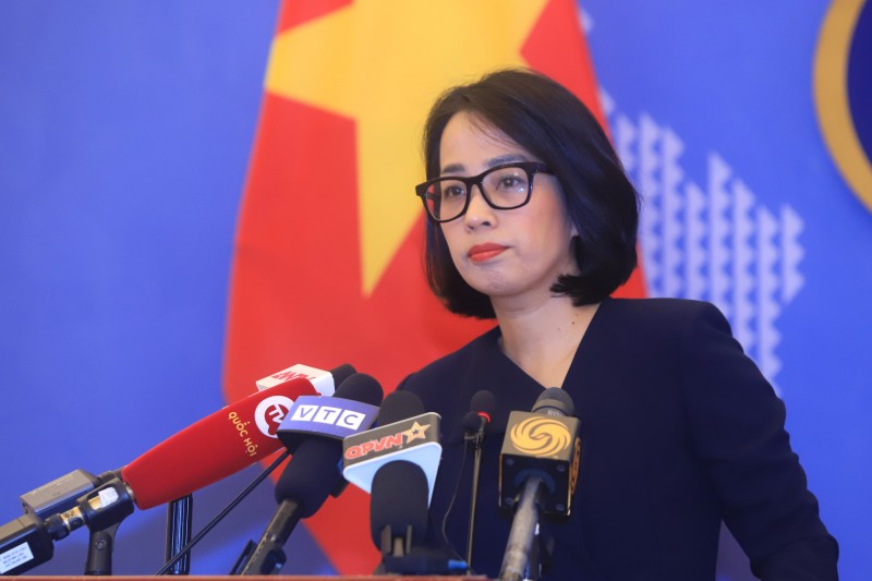 Bà Phạm Thu Hằng, Quyền vụ trưởng Vụ Thông tin Báo chí kiêm Người phát ngôn Bộ Ngoại giao