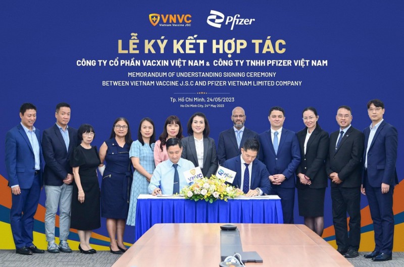 Pfizer Việt Nam ký kết Biên bản ghi nhớ với Công ty CP Vacxin Việt Nam
