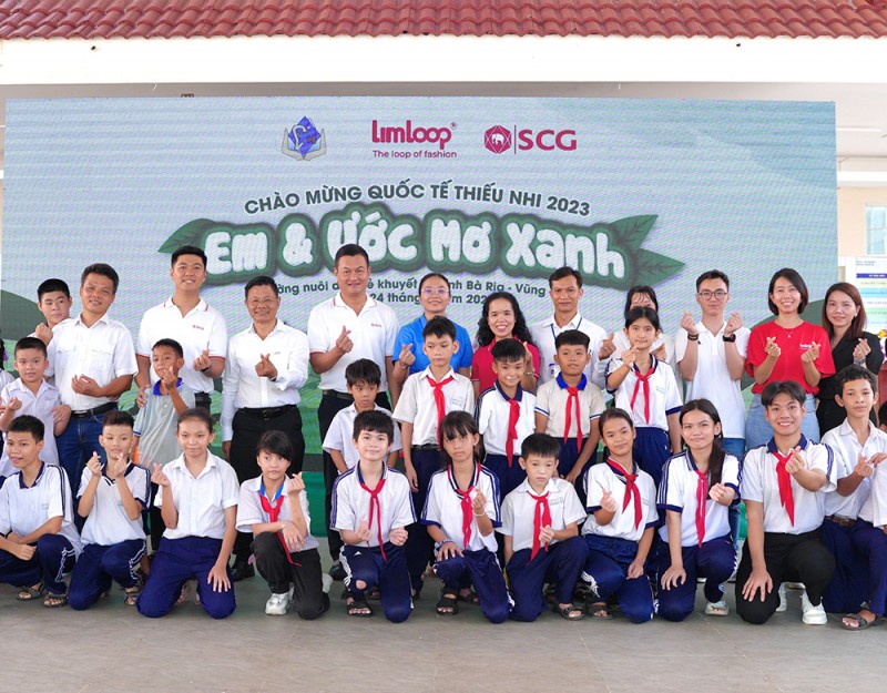 SCG phối hợp với Limloop chắp cánh ước mơ cho trẻ em khuyết tật tại tỉnh Bà Rịa - Vũng Tàu