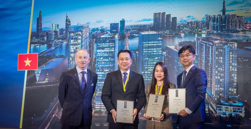 Dự án của SonKim Land thắng 5 hạng mục tại giải thưởng quốc tế