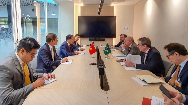 Việt Nam thúc đẩy hợp tác nhiều mặt với Brazil, Pháp, EC và Canada