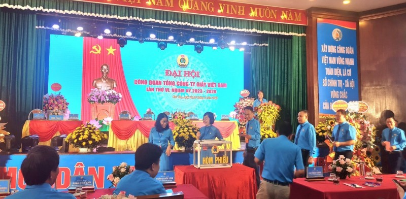 Công đoàn Tổng công ty Giấy Việt Nam tổ chức thành công Đại hội lần thứ VI, nhiệm kỳ 2023-2028