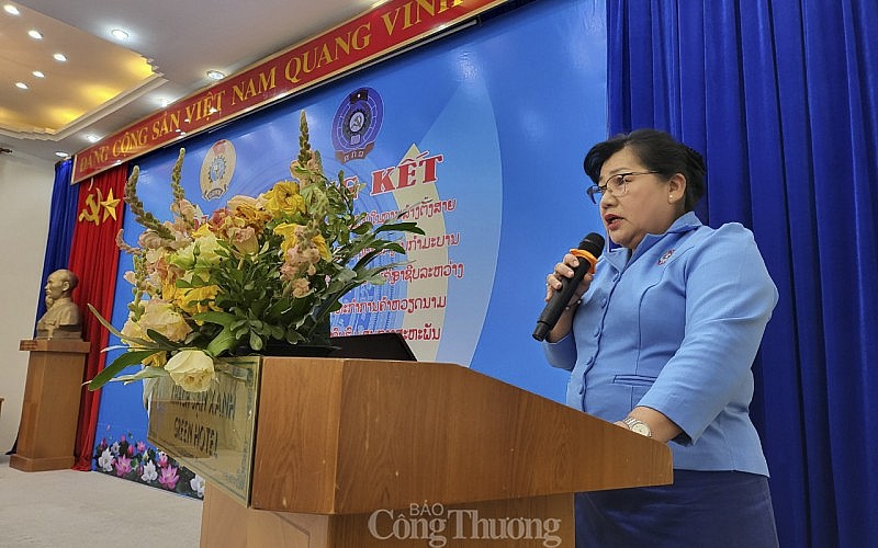 Công đoàn Công Thương Việt Nam tổng kết 20 năm hợp tác đào tạo nghiệp vụ Công đoàn cho cán bộ Lào