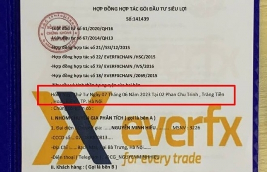 Cảnh báo: Giả mạo Sở Giao dịch Chứng khoán Hà Nội kêu gọi đầu tư siêu lợi nhuận