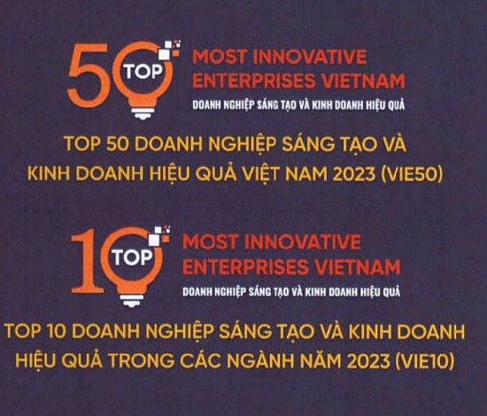 Công bố danh sách Doanh nghiệp Sáng tạo và Kinh doanh hiệu quả Việt Nam 2023