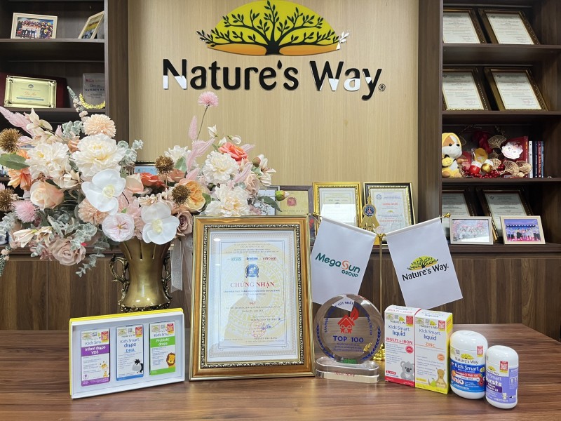 Nature's Way tiếp tục được vinh danh trong Top 100 Sản phẩm tốt nhất cho gia đình, trẻ em năm 2023