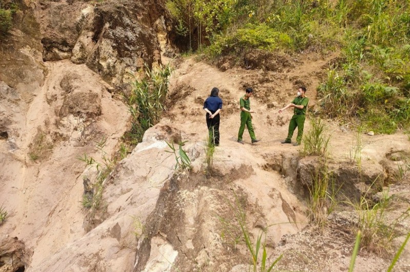 Mỏ đất hiếm Đông Pao tại huyện Tam Đường, tỉnh Lai Châu (Ảnh: Huyện Tam Đường).
