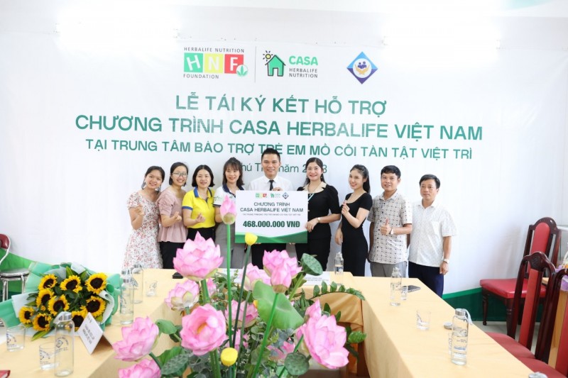 Herbalife Việt Nam gia hạn chương trình hợp tác Casa Herbalife giúp nâng cao chất lượng bữa ăn cho trẻ em