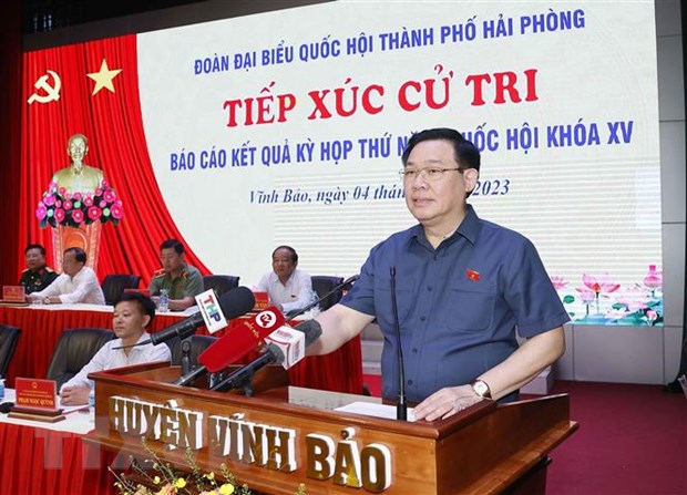 Chu tich Quoc hoi: Hai Phong can tap trung them cac san pham OCOP hinh anh 1