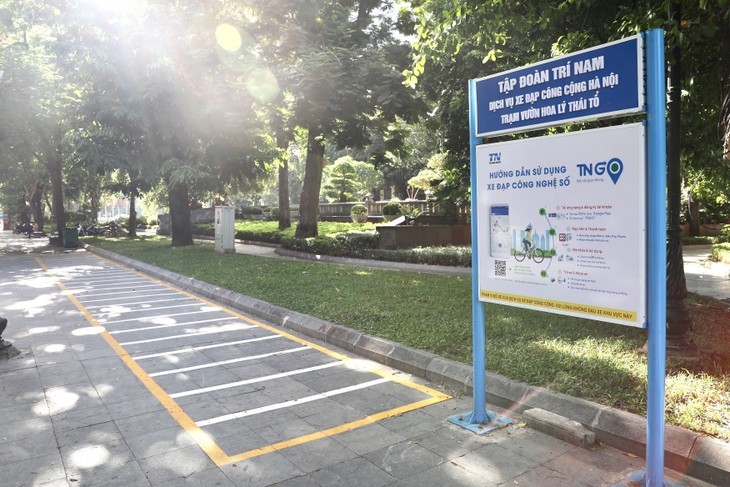 Hà Nội: Nhiều trạm xe đạp công cộng với giá thuê chỉ từ 5 nghìn đồng/30 phút