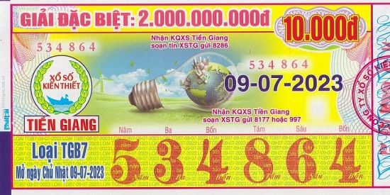 XSTG 9/7 - Kết quả xổ số Tiền Giang hôm nay ngày 9/7/2023 – KQXSTG chủ  nhật ngày 9 tháng 7