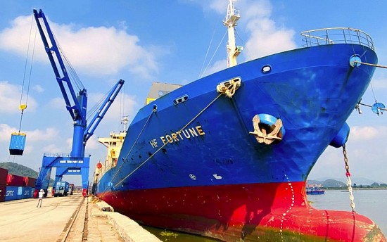 Nghệ An hỗ trợ 300 triệu đồng cho hãng tàu biển xếp, dỡ hàng hóa qua cảng Cửa Lò