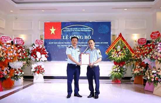 Ông Lê Quang Tú được bổ nhiệm giữ chức Cục trưởng Cục Quản lý thị trường Nam Định