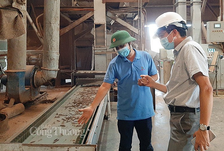 nhà máy sản xuất viên nén gỗ xuất khẩu (ảnh Nguyễn Hạnh  Giá viên nén gỗ xuất khẩu giảm sâu trong nửa đầu năm 2023 nha may san xuat vien nen go20230713124909